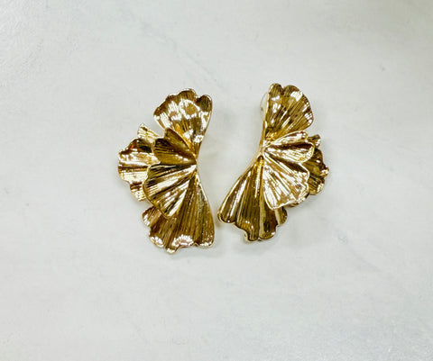 Fan Earrings Chunky