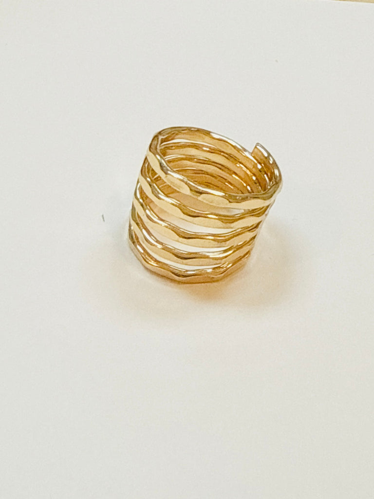 Spiral Gold Ring