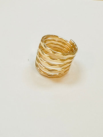 Spiral Gold Ring
