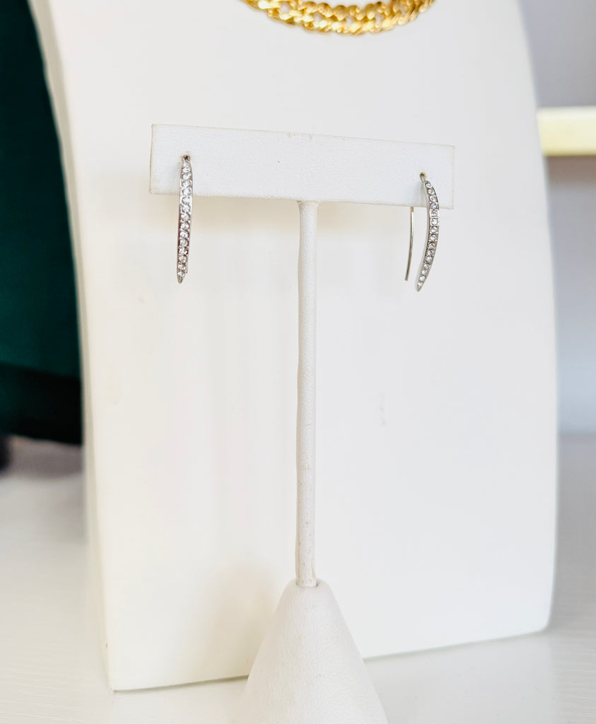 Silver Lines Earrings