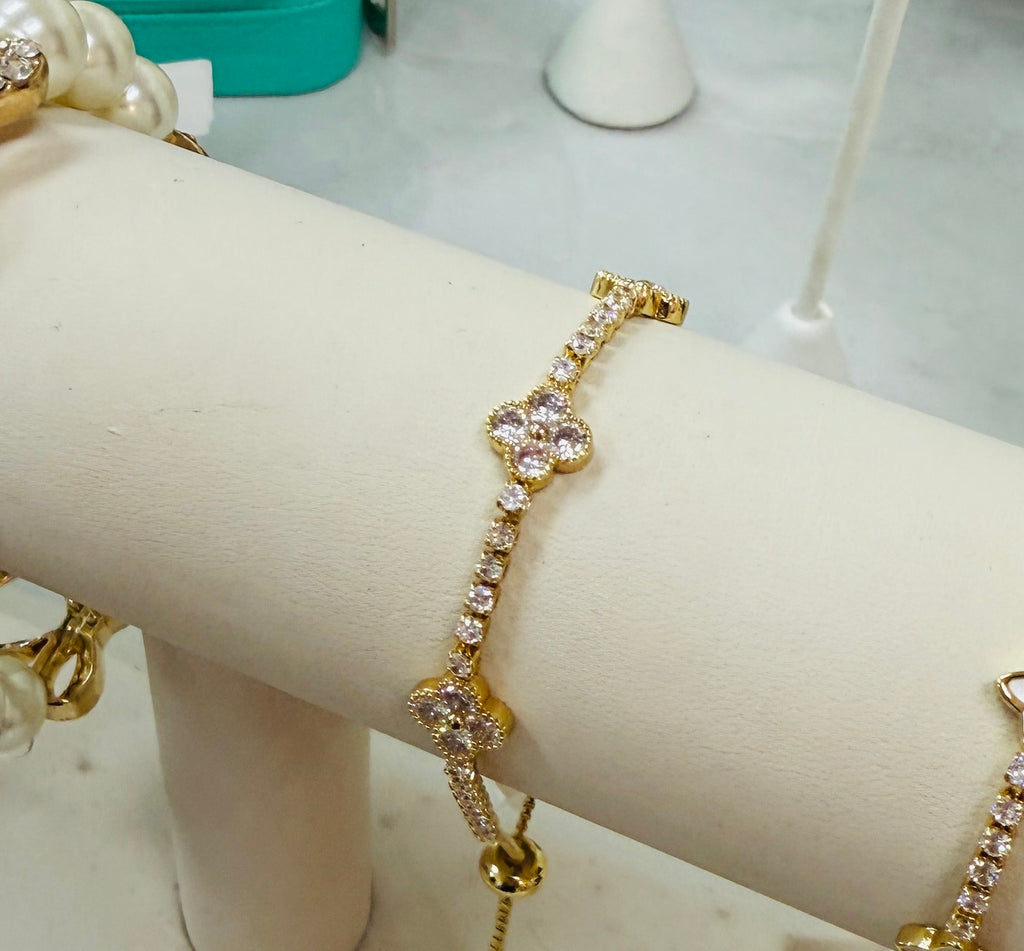 Bling Crystals Slider Bracelet