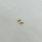 Vani Gold Infinity Earrings