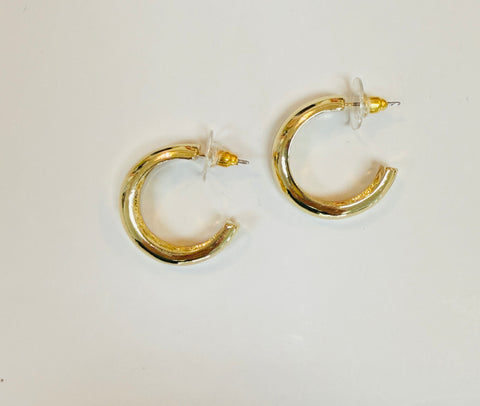 Everyday Gold Chunky Hoop Earrings