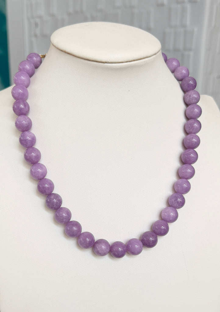 Light Purple Beaded Neckklace