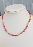 Dainty Colorful Beaded Necklace