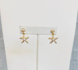 Starfish Pearl Earrings