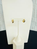 Gold Twist Hoop Small