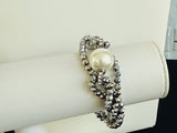 Pearl and Crystal Bead Bracelet