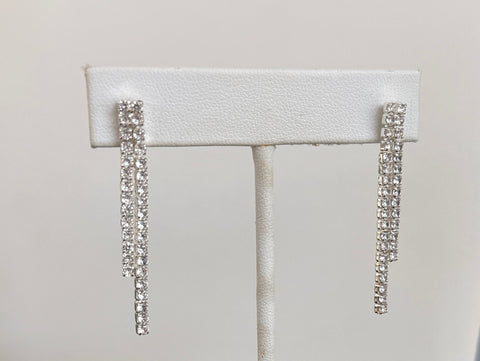 Rhinestone Drop Earrings