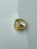Gold Smooth Chunky Ring