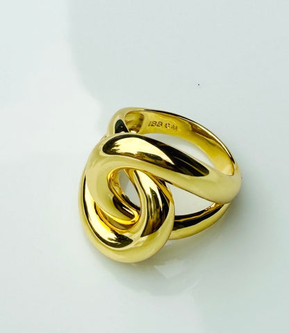 Gold Twist Chunky Ring