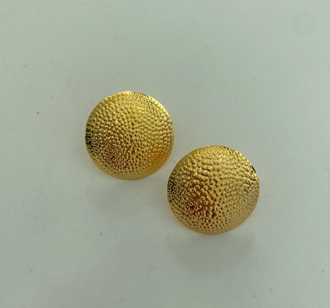Gold Circle Earrings