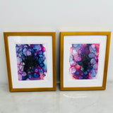 Framed Art Pinks & Purples