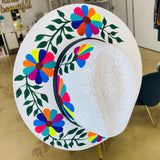 Handpainted Hat Flores