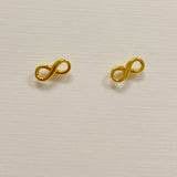 Vani Gold Infinity Earrings