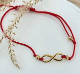 Vani Infinity Bracelet Red