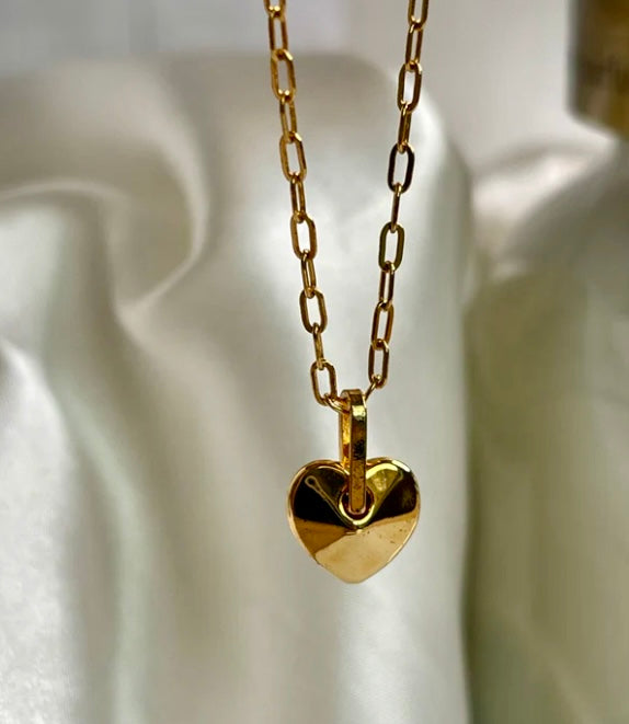 Vani Gold Heart Necklace