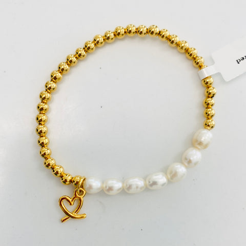 Vani Heart Charm Bracelet