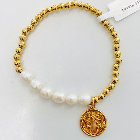 Vani Coin Charm Bracelet