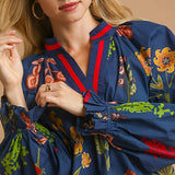 Umgee Midnight Blue Top CW