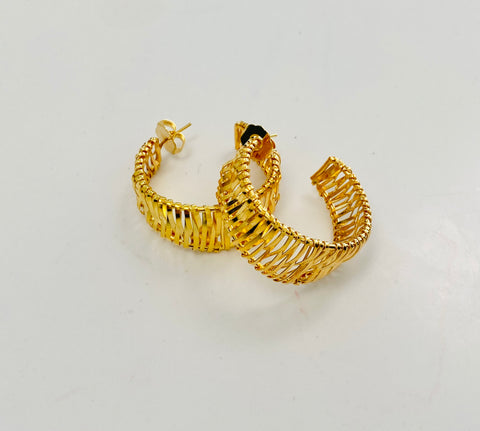 Gold Hoops Large