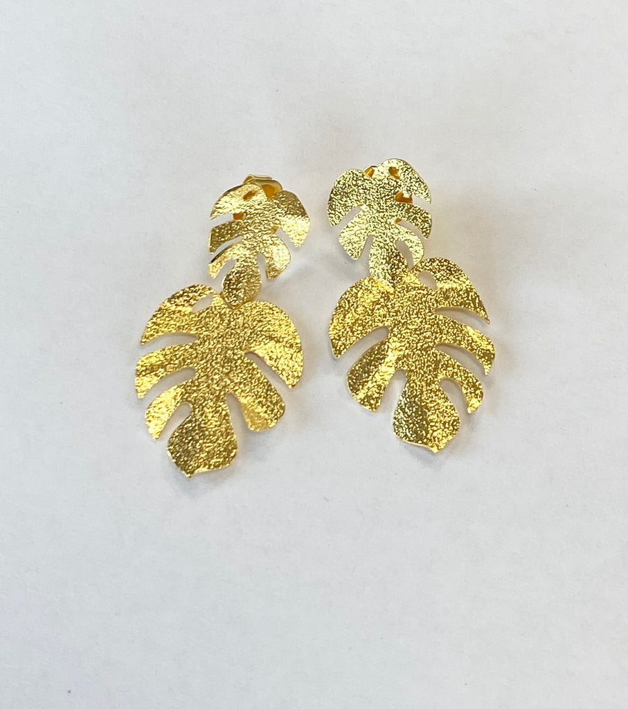 Gold Palms Earrings