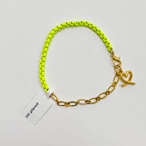 Vani Green Chain Bracelet Star