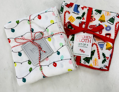 Holiday Festive Dish Towels CW