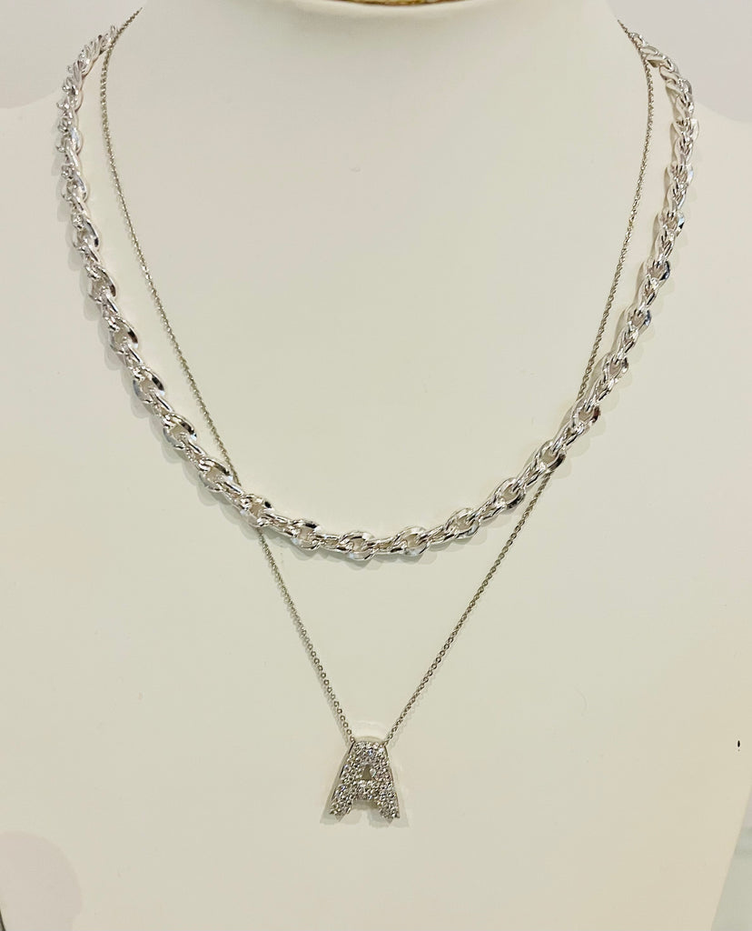 Silver Chunky Link Chain Necklace