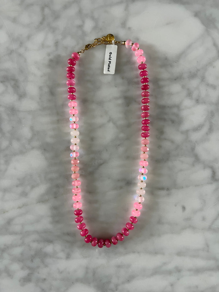 Pink Ombre Necklace