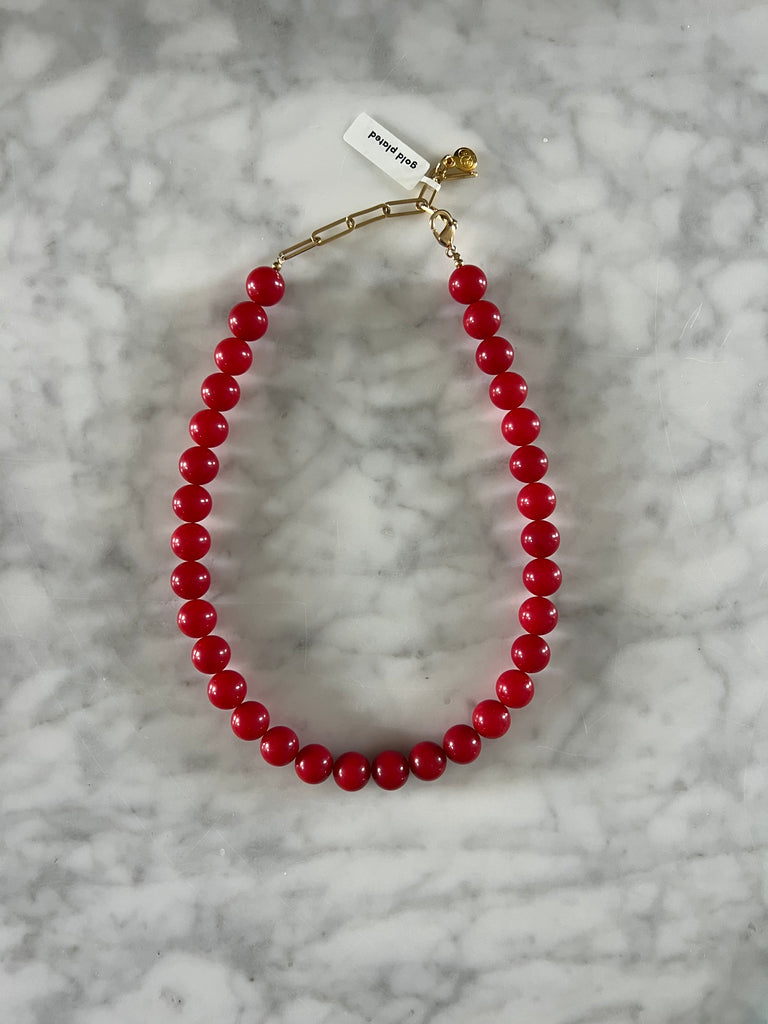 Red Bead Necklace