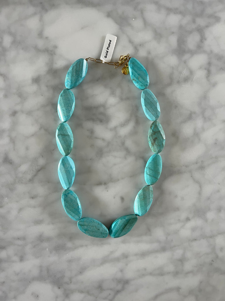 Turquoise Stone Necklace