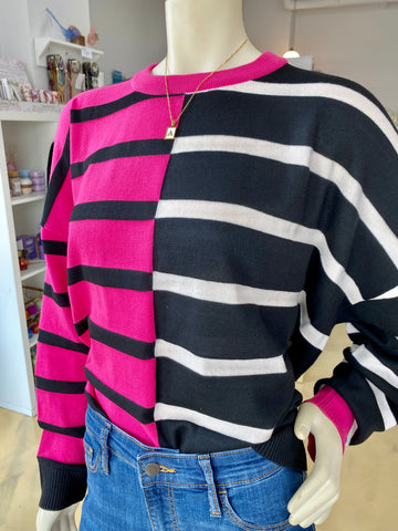 Black and Pink Sweater CW