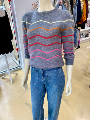 Colorful Striped Sweater CW