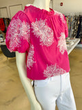 Pink Floral Blouse CW