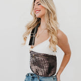 Woven Bag Metallic Bronze CW