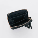 Woven Wallet CW *black, white, tan, checkered