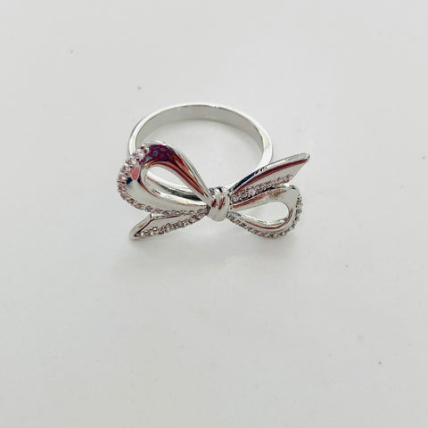 Silver Bow Ring