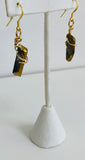 Gold Quartz Earrings
