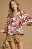 Cherry Blossom Print Blouse CW