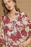 Cherry Blossom Print Blouse CW