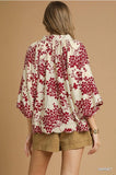 Cherry Blossom Print Blouse CW