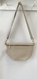 Woven Bag Grey and White CW