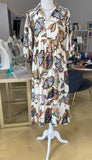 Cream Boho Print Dress CW