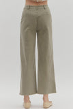 Entro Olive Wide Leg Pants CW