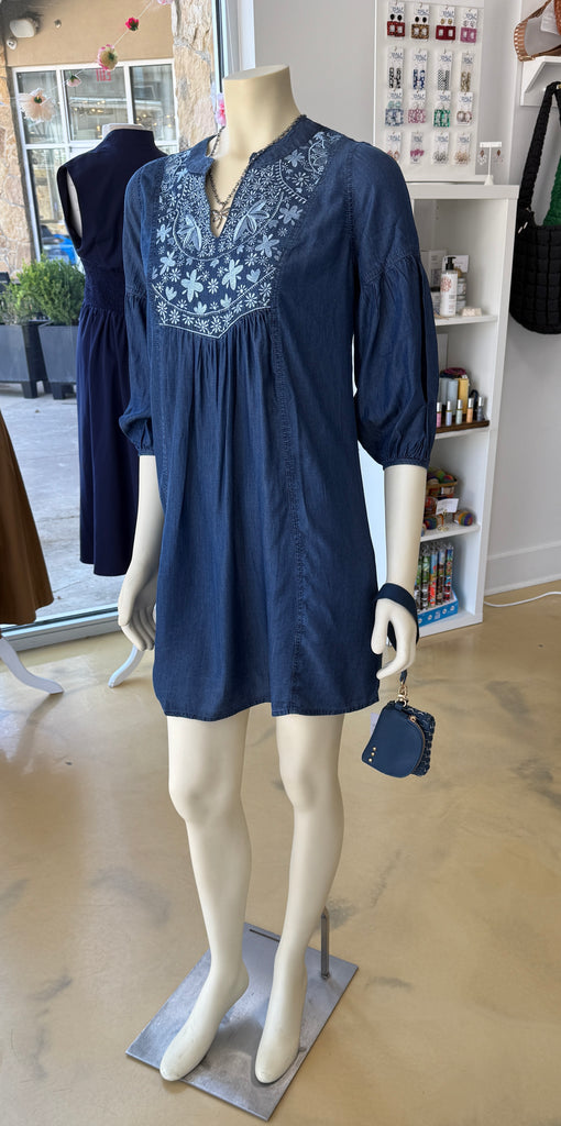 Chambray Denim Dress CW