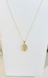 Mary Pearl Gold Necklace