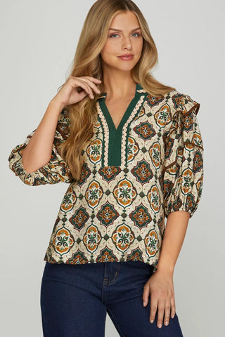 She & Sky Caramel Top CW
