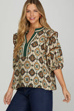 She & Sky Caramel Top CW