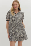 Entro Floral Print Mini Dress CW